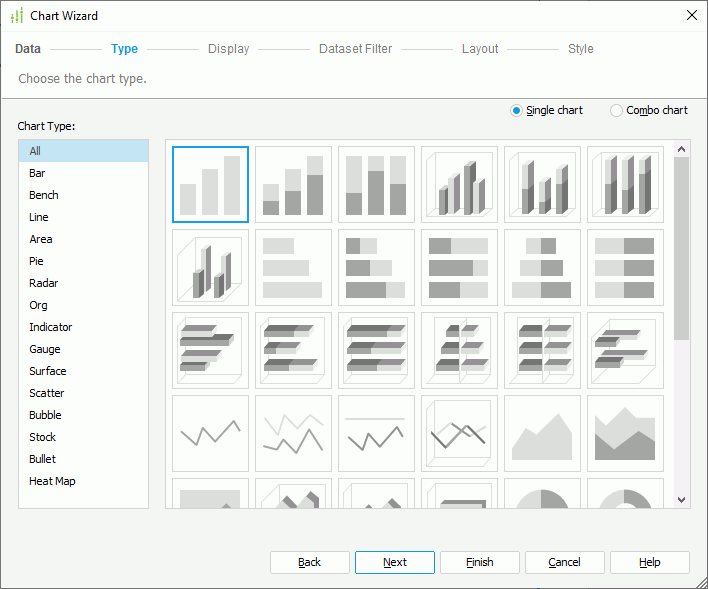 Chart Wizard - Type