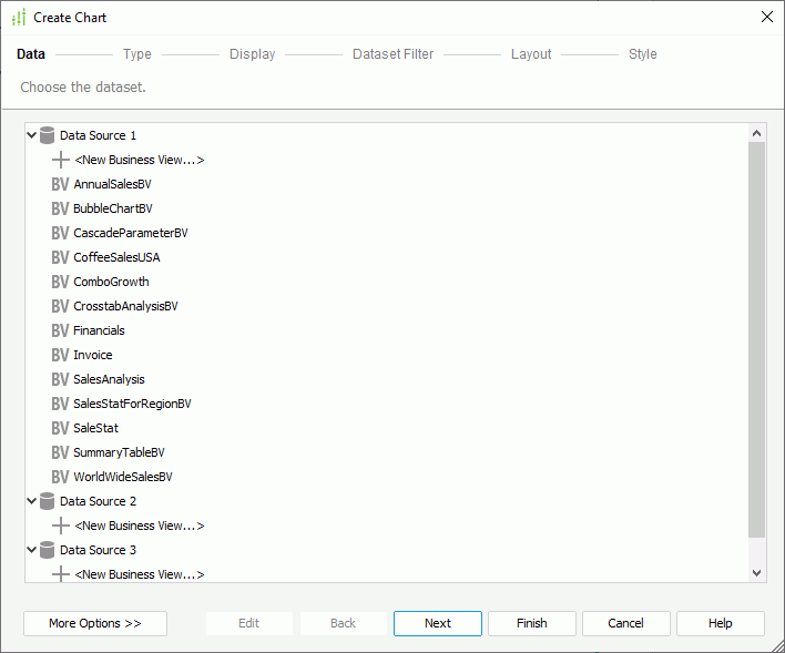 Create Chart - Data